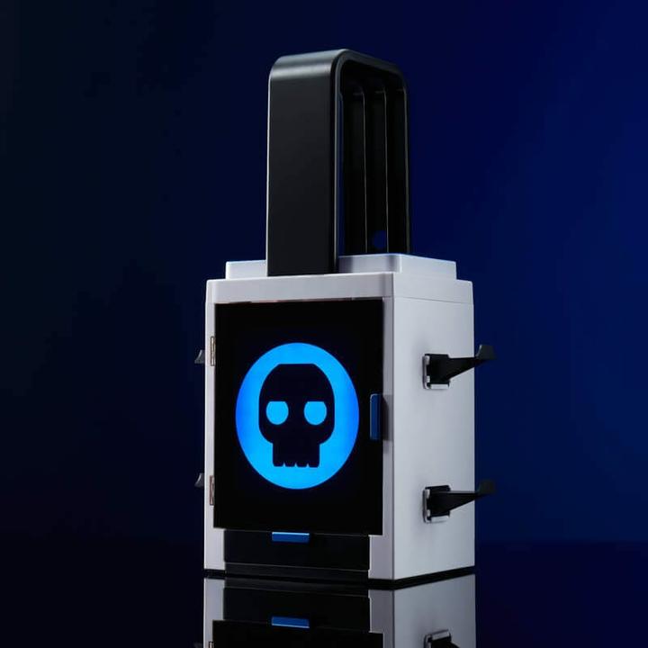 Produktbild Numskull - Meuble de rangement lumineux inspiré du logo pour gamer (PS5)