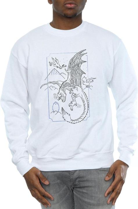 Immagine prodotto Dragon Line Art Felpa Uomo (XXL)