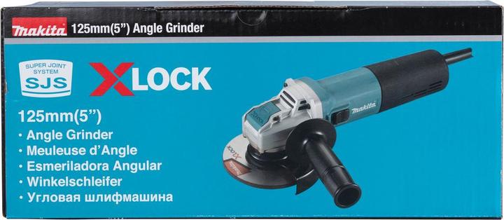 Produktbild Makita Ø125mm Winkelschleifer X-LOCK GA5080RX02 1.400 Watt+ Schutzhaubenabdeckung