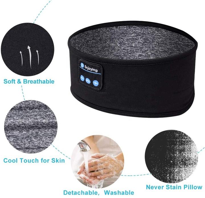 Immagine prodotto PhoneLook Fascia per maschera del sonno Bluetooth con altoparlanti musicali integrati