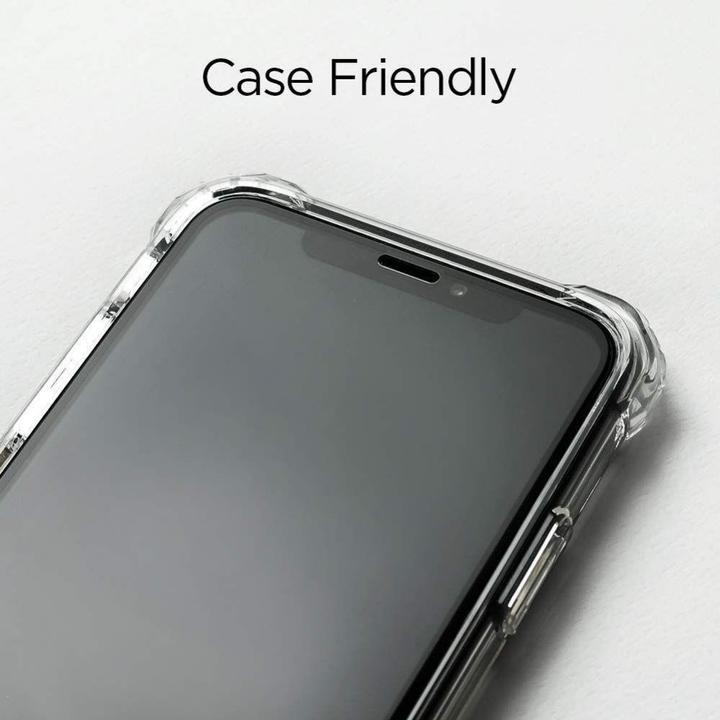 Produktbild Spigen Tempered Glass Glass Fc Iphone 11 Pro Max Black (1 Stück, Apple iPhone 11 Pro Max)