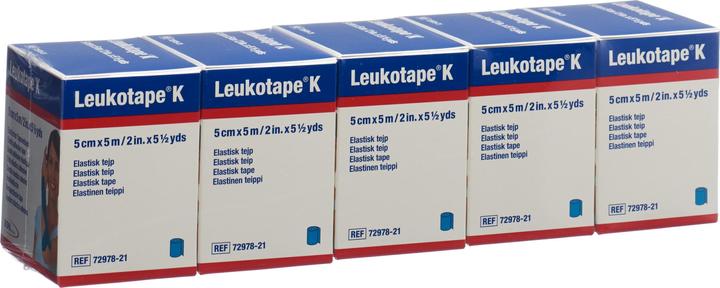 Produktbild BSN Leukotape® K 5 x 5 m 5 Stk blau (5 m)