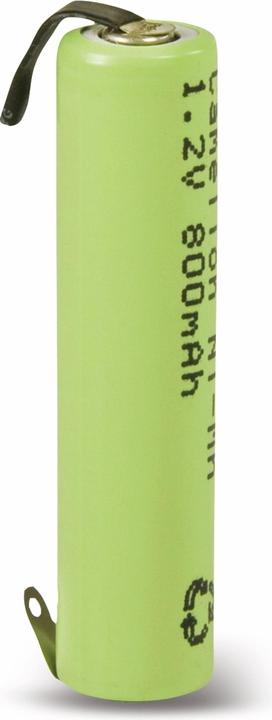 Produktbild Camelion NiMH Akku Micro (AAA) mit 800mAh und U-Lötfahne im Kunststoffmantel (1 Stk., AAA, 800 mAh, Ladegerät inkl. Akku)