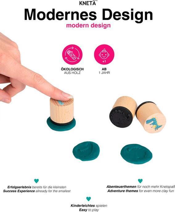 Image du produit Knetä Set de tampons en bois Bauärnhof