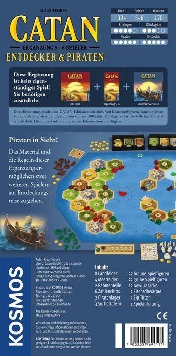 Produktbild Kosmos Catan Entdecker Ergänzung 5-6, d (Deutsch)