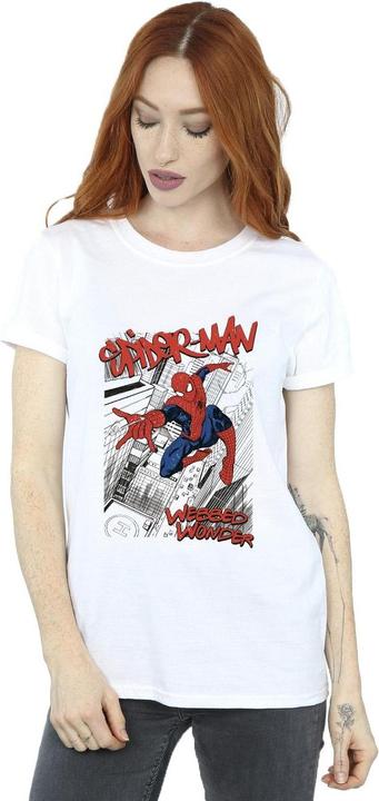 Immagine prodotto Spider-Man Sketch City Maglietta Ampia Donna (S)