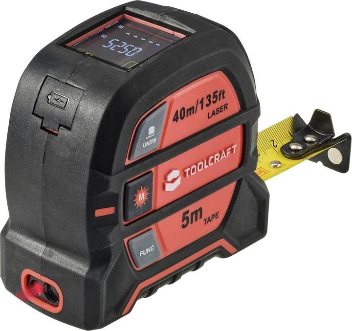 Toolcraft Laser-Entfernungsmesser (40 m)
