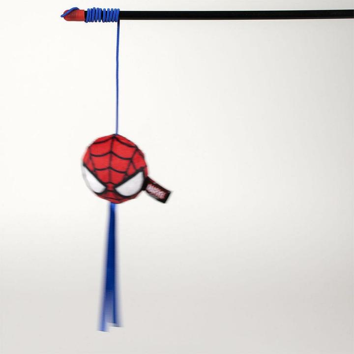 Actual product image Spiderman Cat toy Spider-Man red 100 % polyester (Catmint toy)