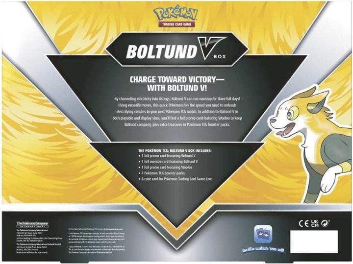 Immagine prodotto Pokémon Pokemon TCG Boltund V-Box (Inglese, Box Set e Collezione)