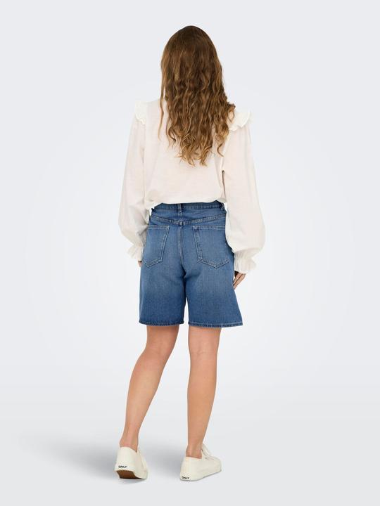 Produktbild Only ONLHOPE Hohe Taille Weiter Beinschnitt Jeans-Shorts Jeans-Shorts (M)