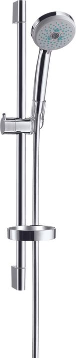 Actual product image hansgrohe HG shower set CROMA 100 MULTI shower rail Unica'C 650mm chrome