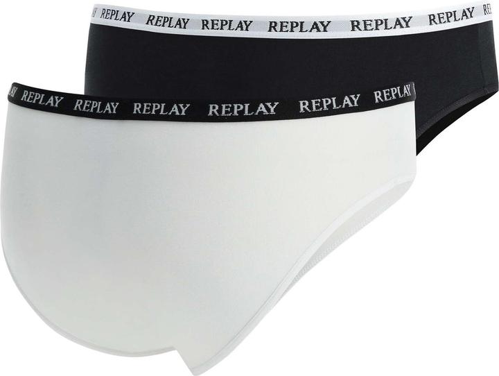 Actual product image Replay Women's pants with logo waistband 2-pack (L, pack of 2)