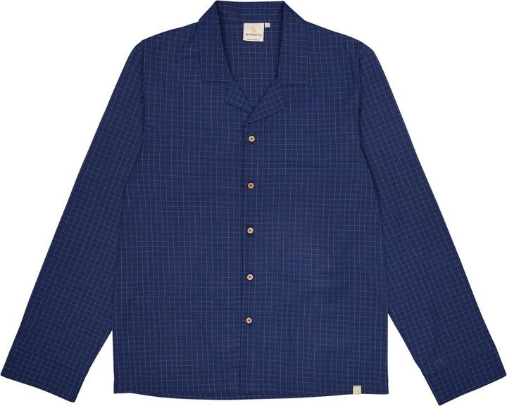 greenjama Herren Pyjama-Hemd