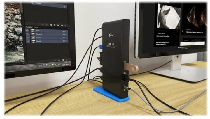 Produktbild i-tec USB 3.0 Dual Full HD Dock (USB-B, 2 Ports)