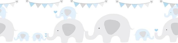 Produktbild A.S. Création Lovely Kids Kinderzimmer Elephant Party mit süssen Elefanten (15 x 500 cm)