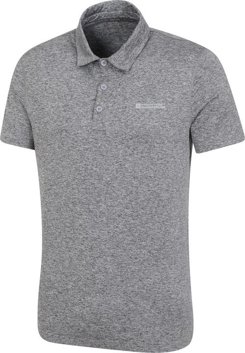 Actual product image Mountain Warehouse Mens Deuce IsoCool Polo Shirt (S)