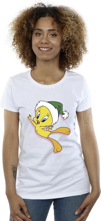 Immagine prodotto Looney Tunes Tweety Christmas Hat Maglietta Donna (XL)