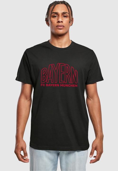 Produktbild FC Bayern München Logo Outlines Red T-Shirt Round Neck - 115113 (L)