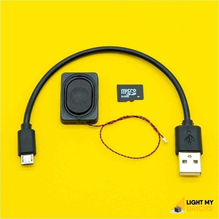 Actual product image Light my bricks Remote control for LED light sets and sound element for LEGO
