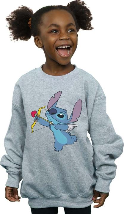 Immagine prodotto Disney Lilo And Stitch Stitch Cupid Valentines Felpa Ragazze (140, 146)