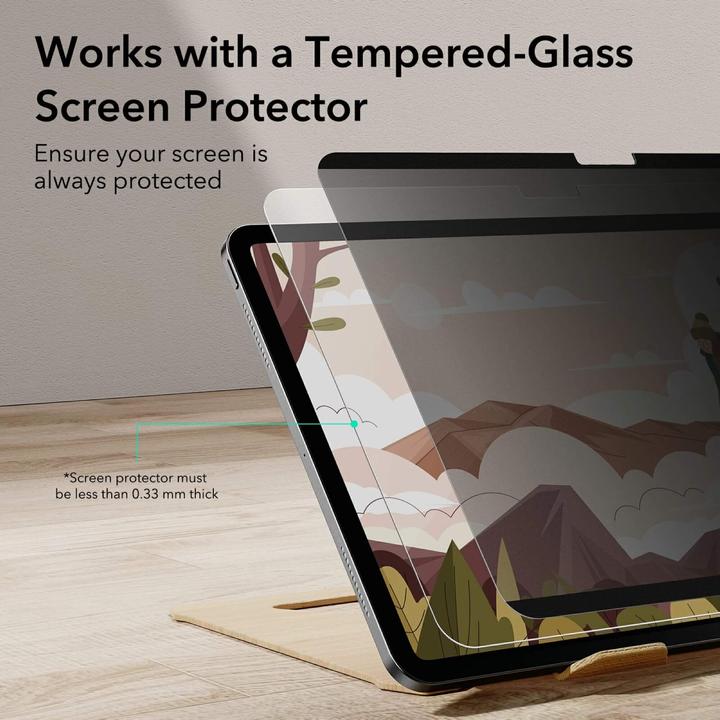 Actual product image ESR Magnetic Privacy screen protector (1 Piece, iPad Pro 13 2024 (M4))
