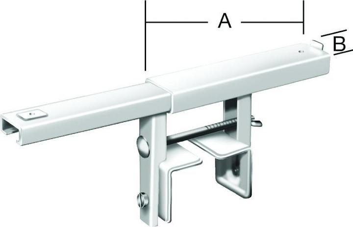 Actual product image Magni Radiator bracket for panel radiators Ribbed radiator height-adjustable approx. 19x65 cm Bracket