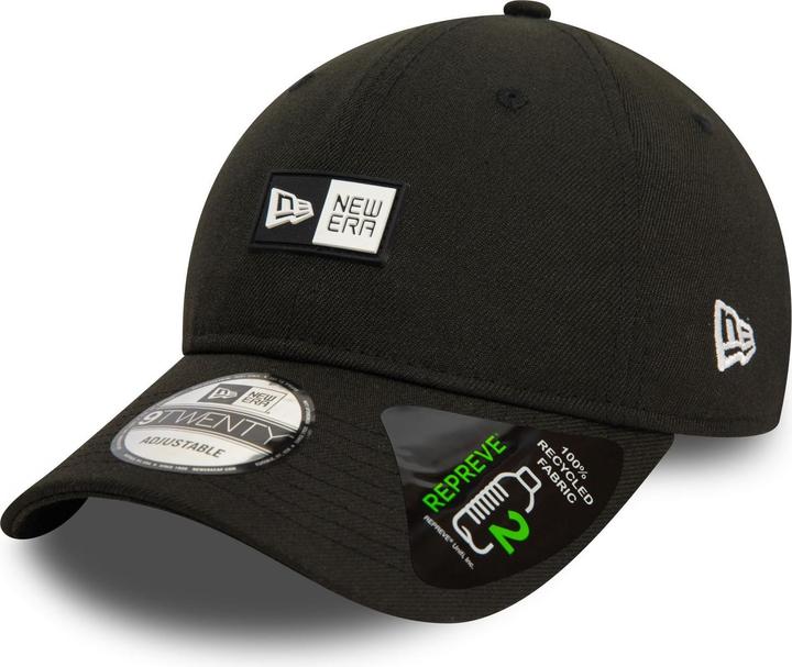 New Era 9Twenty Strapback Cap - SILICON PATCH schwarz (One Size)