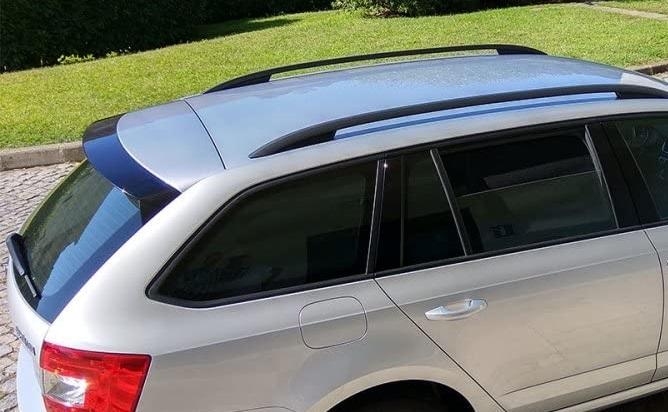 Actual product image Leitovo Sun visors for VW Golf 6 from 2008 to 2012 (3-door)