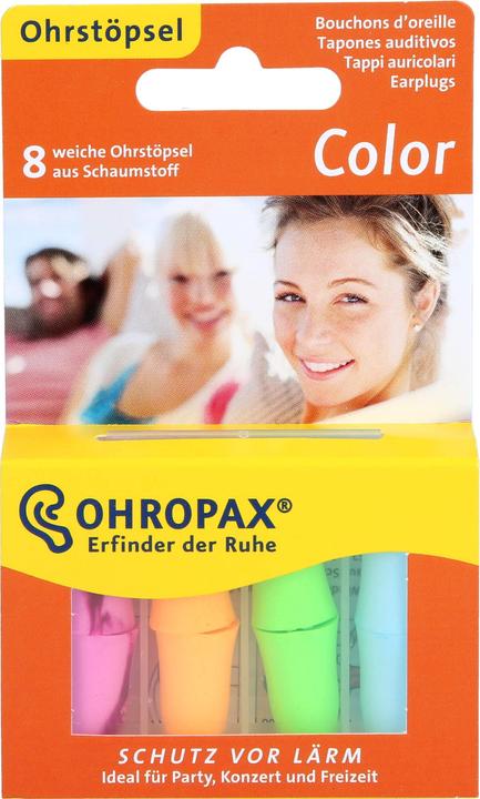Ohropax Protection contre le bruit des couleurs (8 x)