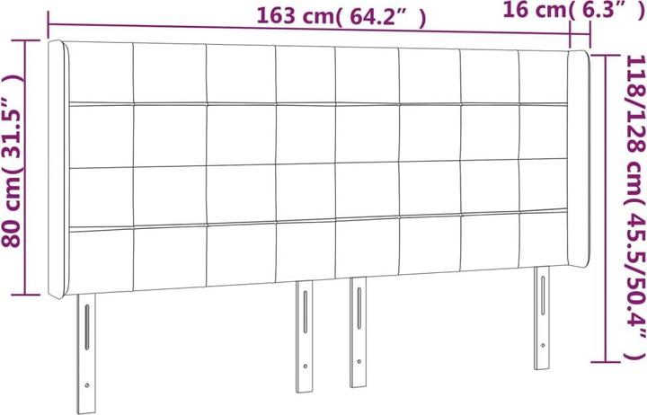 Image du produit VidaXL Benson (163 x 16 x 128 cm)