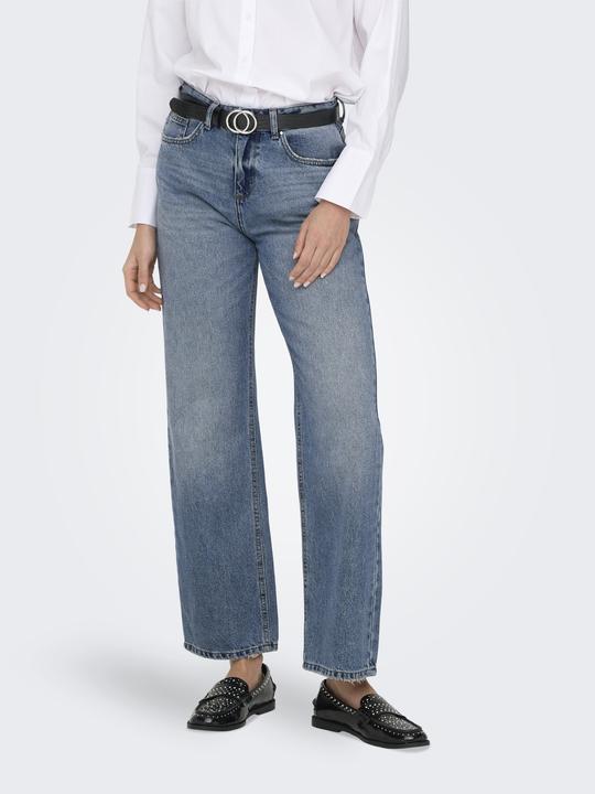 Image du produit Only ONLELLA Mittlere Taille Gerade geschnitten Jeans Straight-Fit jeans (XXS)