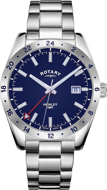 Produktbild Rotary GB05176/05 Henley GMT Herren 40mm 10ATM (Analoguhr, 40 mm)