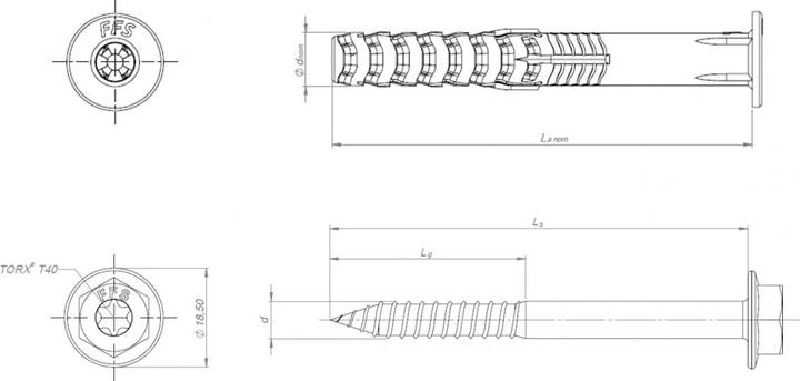 Produktbild RawlPlug R-FFS-N-10K050 (50 Stk.)