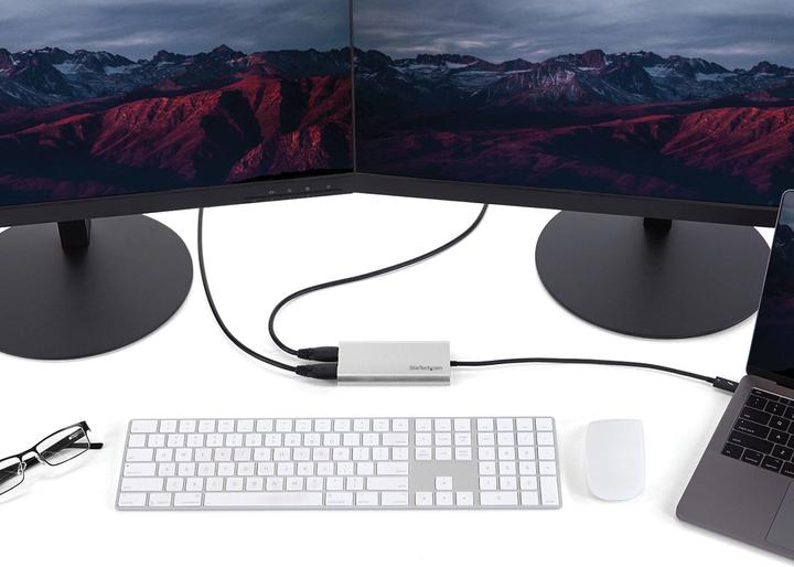 Actual product image StarTech Thunderbolt 3 To Dual HDMI 4k (USB-C, 11.40 cm)