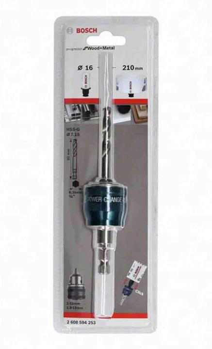 Immagine prodotto Bosch Professional Zubehör Sistema Power Change Plus Adattatore per sega a tazza (7,15 millimetri)