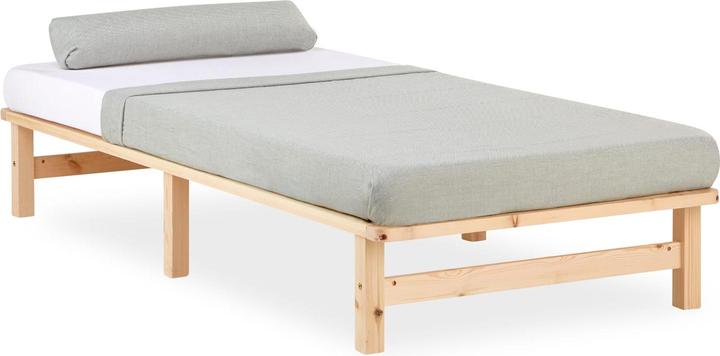 Immagine prodotto Jamb Letto pallet Letto in legno 90x200cm in legno massiccio bianco (90 x 200 cm)