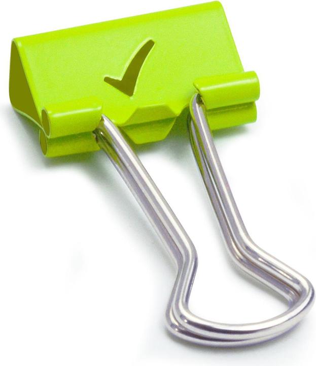 Image du produit Rapesco 1421 19mm Crochet Clips de fixation Foldback (vert) - 80 clips (80 x)