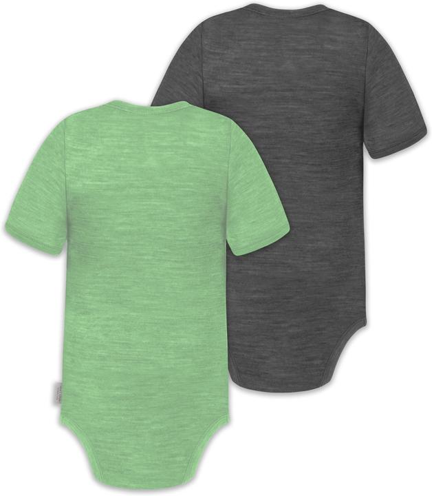 Produktbild Normani 2er Set Baby Merino Kurzarmbody „Tihoi" - 9317 (56)