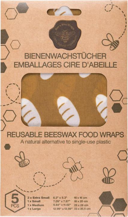 Produktbild Nuts Bienenwachstücher (5 x)