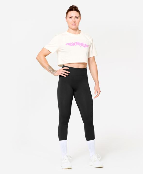 Image du produit Domyos Women's Loose Fit Weight Training Crop Top - White (XL)