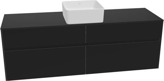 Actual product image Villeroy & Boch Collaro washbasin cabinet 1600x548x500 mm, 4 drawers, for washbasin in the midd (167 x 62 x 57 cm)