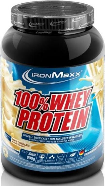 Immagine prodotto IronMaxx 100% Proteine del siero di latte (Cioccolato bianco, 1 pz., 900 g)