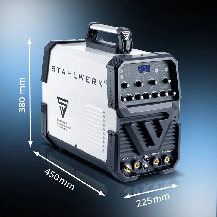 Actual product image Stahlwerk AC/DC TIG 200 pulse welder with full plasma equipment