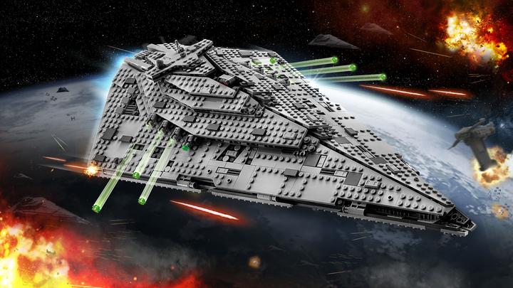 Produktbild LEGO First Order Star Destroyer (75190, LEGO Star Wars)