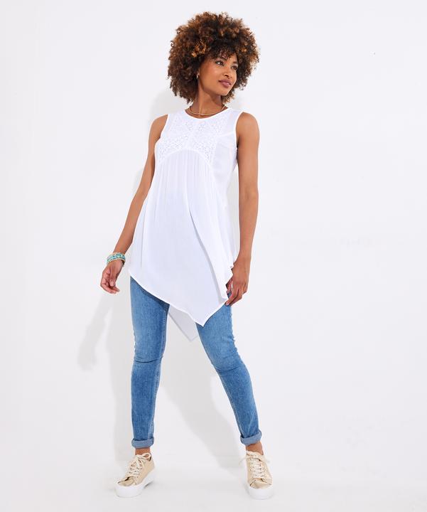 Immagine prodotto Joe Browns Handkerchief Hem Lace Panel Tunic (46)