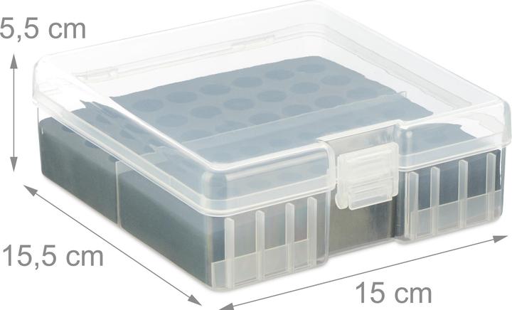 Produktbild Relaxdays 2x Batteriebox