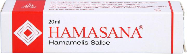 Produktbild Robugen Hamasana Hamamelis Salbe, 20 g Salbe (Körpercreme)