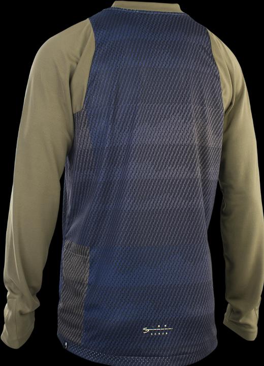 Produktbild ION Bike Jersey Scrub LS men - dark-mud (48)