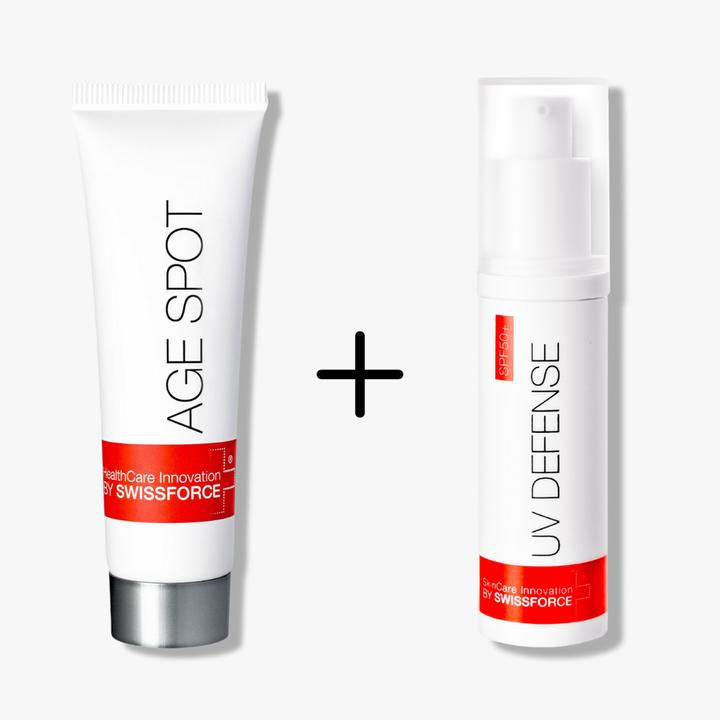 Produktbild Swissforce Duo Anti-Pigmentflecken (30 ml, 24h Creme, SPF 50+)