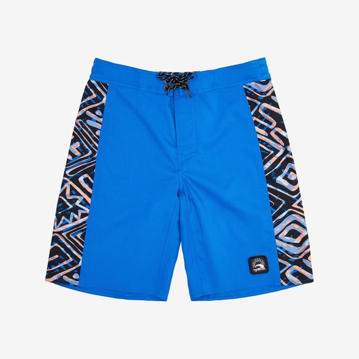 Olaian Boardshorts Surfen Jungen 900 Band blau (10, 11, 12)